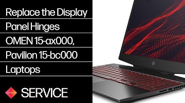 Replace the Display Panel Hinges | OMEN 15-ax000, Pavilion 15-bc000 Laptops | HP