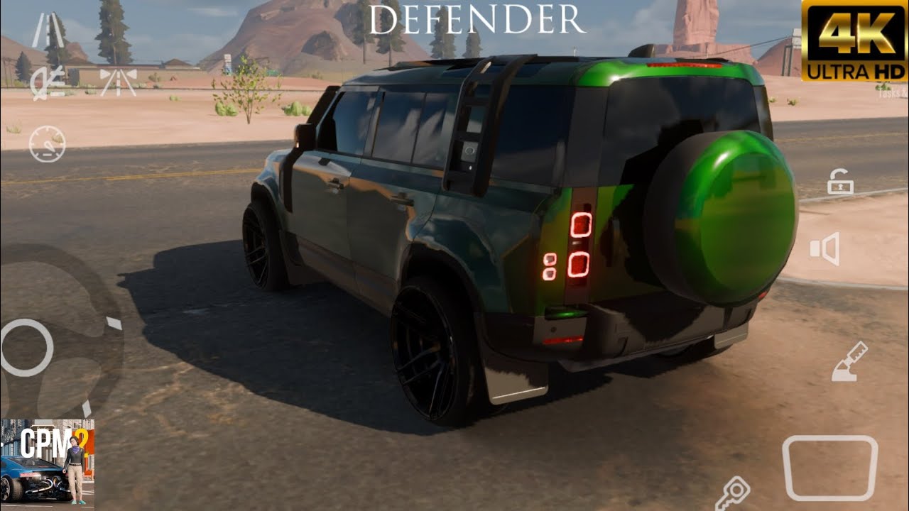 Land Rover Defender [110] | Driving In Desert | Car Parking Multiplayer ...