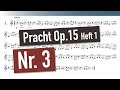 Robert Pracht - Neue Violin Etüden Op. 15 (Heft 1) - Nr. 3