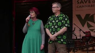 Dagga couple from South Africa in Amsterdam: Cannabis Liberation Day 2018