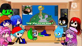Fandoms & Youtubers React To Luigi Plays Roblox With Tari