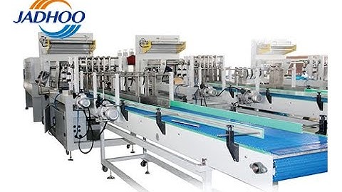 Shrink Wrapping Machine: how to shrink wrap bottles automatically( Shrink Wrap Machine, 15 pcs/min )