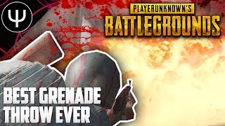 PLAYERUNKNOWN'S BATTLEGROUNDS — Best Grenade Throw EVER!