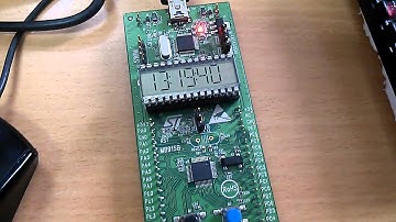 Real time clock on stm8l discovery