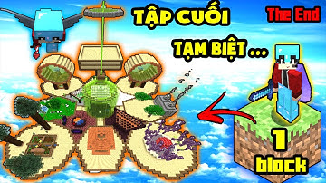 TÝ TIỀN TỈ - TẬP CUỐI TẠM BIỆT NHÉ 1 BLOCK THE END - SINH TỒN TRÊN 1 BLOCK- Minecraft One Block # 20