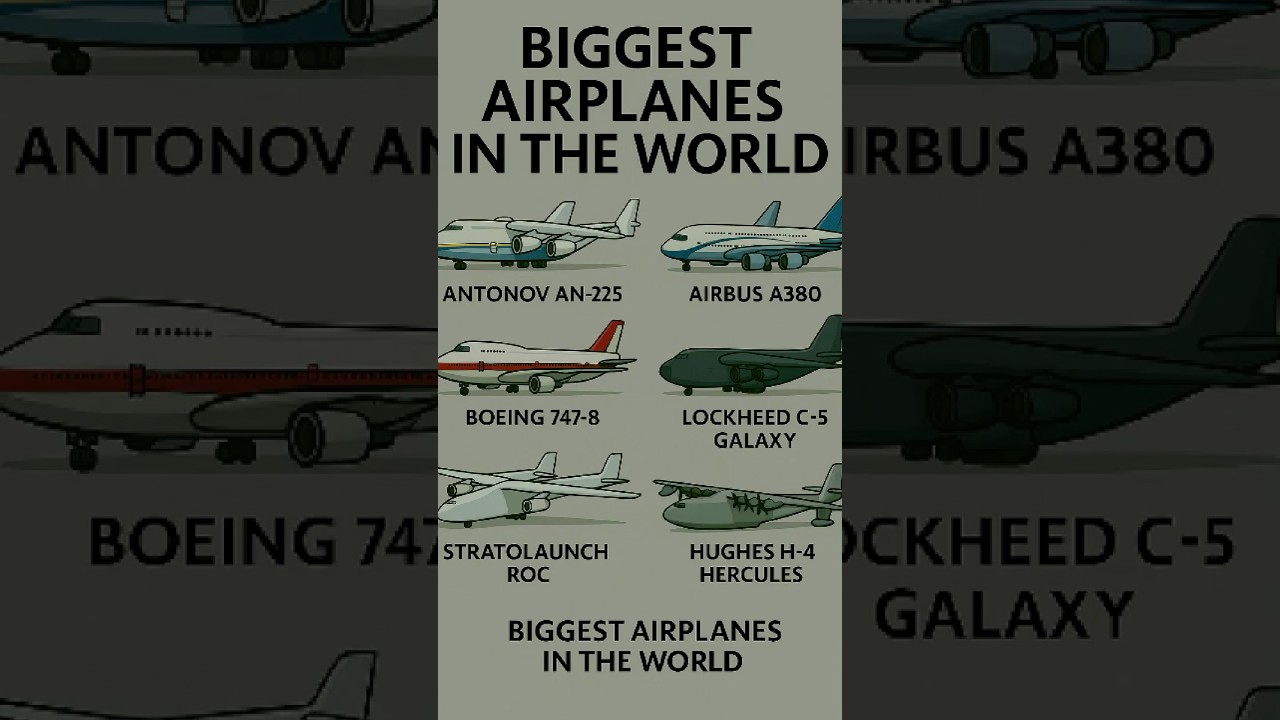 THE ABSOLUTE GIANTS OF THE SKY! ✈️🏢 