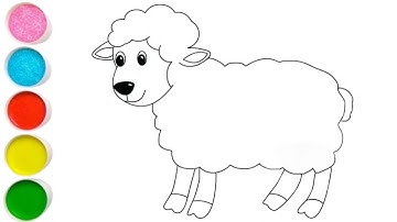 Shaun The Sheep Drawing, Painting & Coloring For Kids and Toddlers_ Kids Art