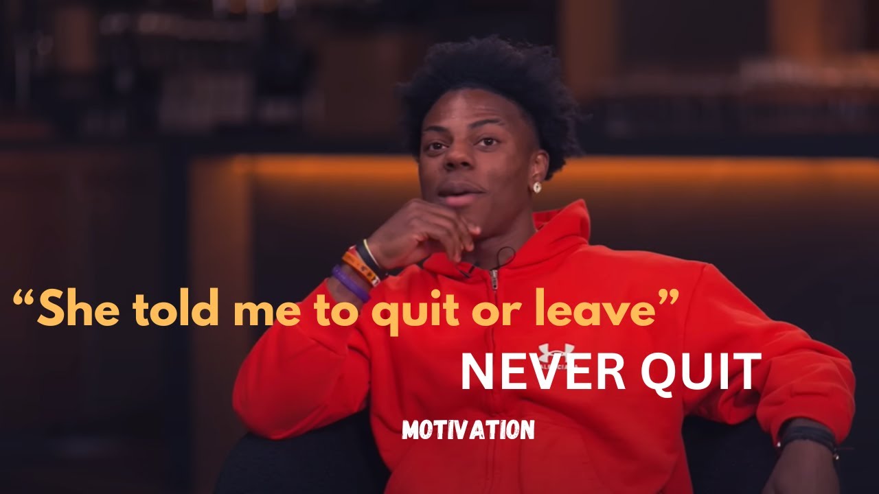 ISHOWSPEED: Never Quit in Life | Motivation 