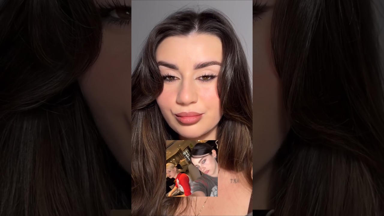 Copying Billie ilish makeup look #makeup #billieeilish #shortfeed #shorts #trendingshorts #beauty
