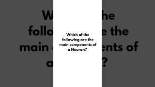 Main components of Neuron. #psychology #neuron #neuropsychology #psychologystudents #mind