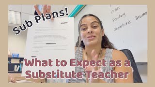 Substitute Teacher Plans & Must Haves for Substitute Teacher Bag | What to Expect As a Sub Teacher