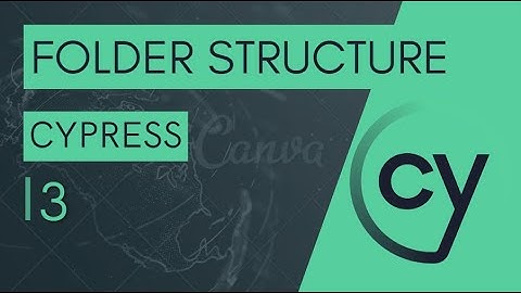 CYPRESS TUTORIAL #3 FOLDER STRUCTURE  #cypress #cypresstutorial #datahacks #testingtutorial