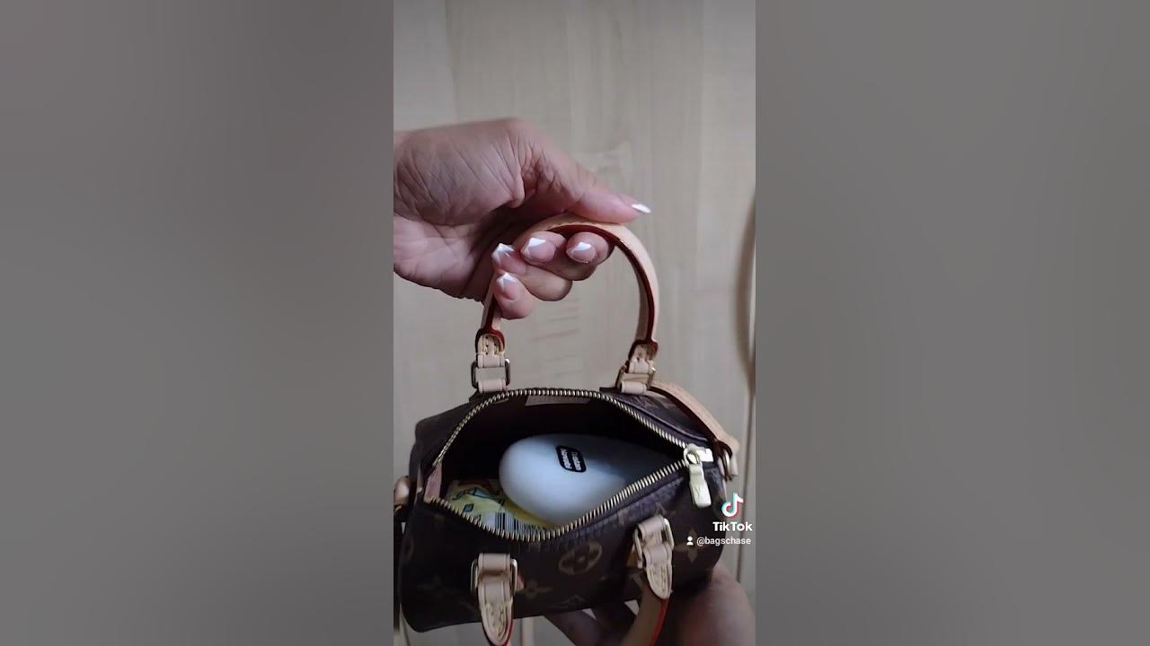 lv nano speedy bag vs petit｜TikTok Search