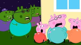 ZOMBIE APOCALYPSE, Zombie Alien Visits Peppa Pig House! 🧟‍♀️l Peppa Pig Funny Animation by Peppa Min 53,255 views 1 month ago 1 hour, 8 minutes