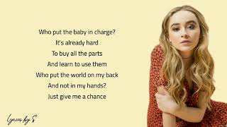 Sabrina Carpenter - Exhale (Lyrics)