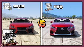 GTA 5 Real Life Sports Vehicles Transformation With 5Real Mods Pack