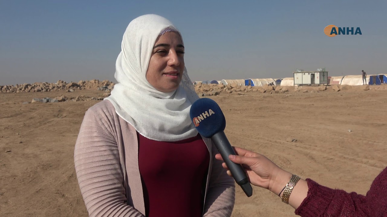 الإدارة الذاتية تستطلع أوضاع النازحين بمخيم واشوكاني