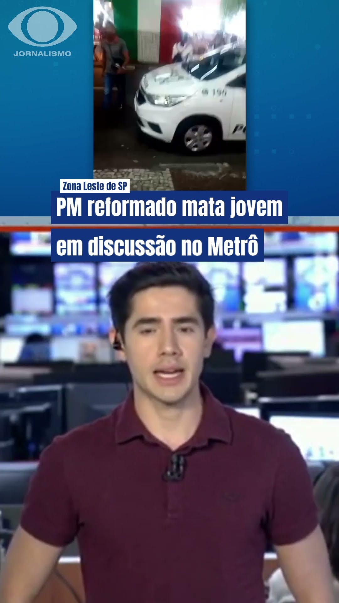 PM reformado atira e mata jovem durante discussão em estação do Metrô de SP #shorts