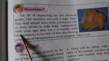 Std-4 | EVS PART ONE | 14.Maps and Symbols | listen and repeat | for reading purpose |