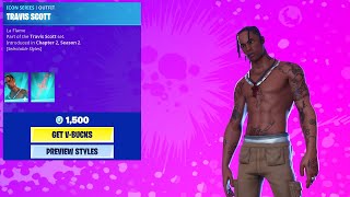 Fortnite Item Shop Countdown! TRAVIS SCOTT SKIN RETURNING! (Fortnite Item Shop Live)