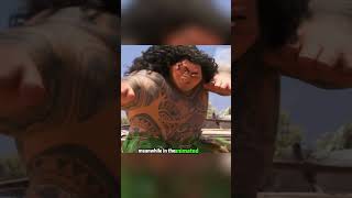 Why in the live-action version of "Moana", was only Dwayne Johson's chest hidden#moana #usa #shorts