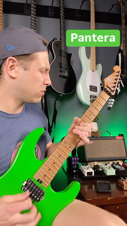 Who wrote the best THRASH riffs of all time?? #shorts #pantera #metallica #theaxeguitarchannel