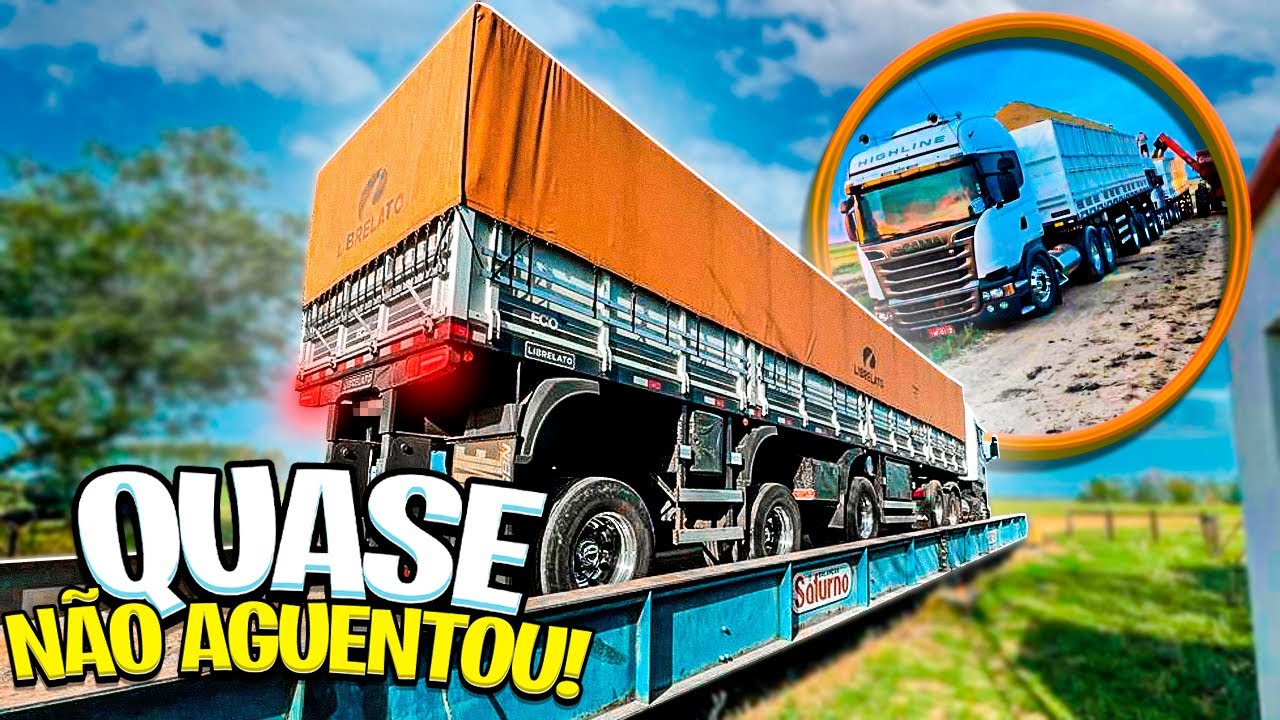COLOQUEI 40 TONELADAS DE ARROZ, COMO FICOU A CARRETA 😰😱