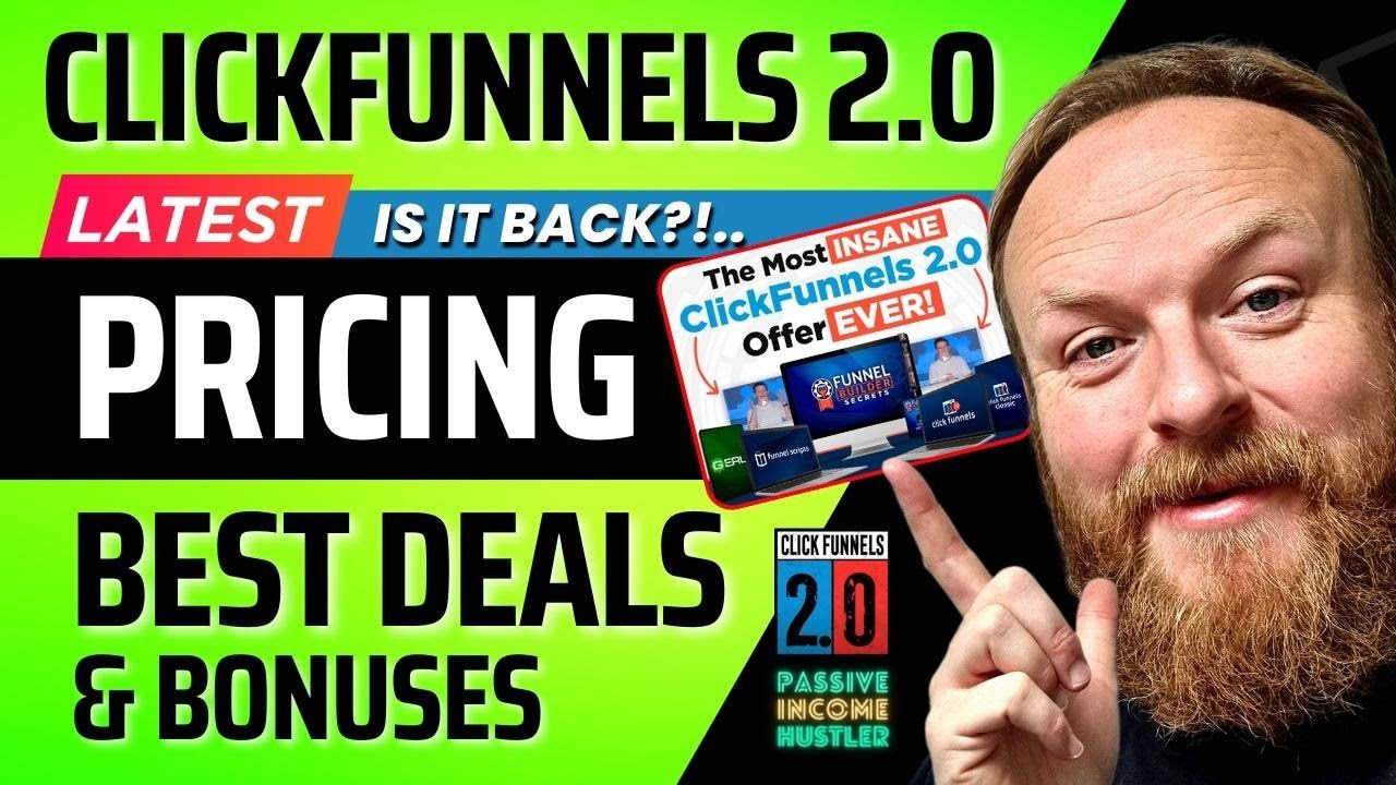 ClickFunnels 2.0 Pricing - Best Deals & Bonuses - 30 Day Free Trial ...