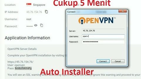 Cara Cepat Install OPEN VPN di VPS Menggunakan Vultr Application  | Script Auto Installer