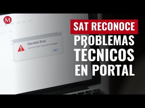 SAT reconoce problemas técnicos en portal; pide compresión