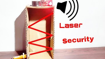 How to make a Laser security system || using LDR & BC547