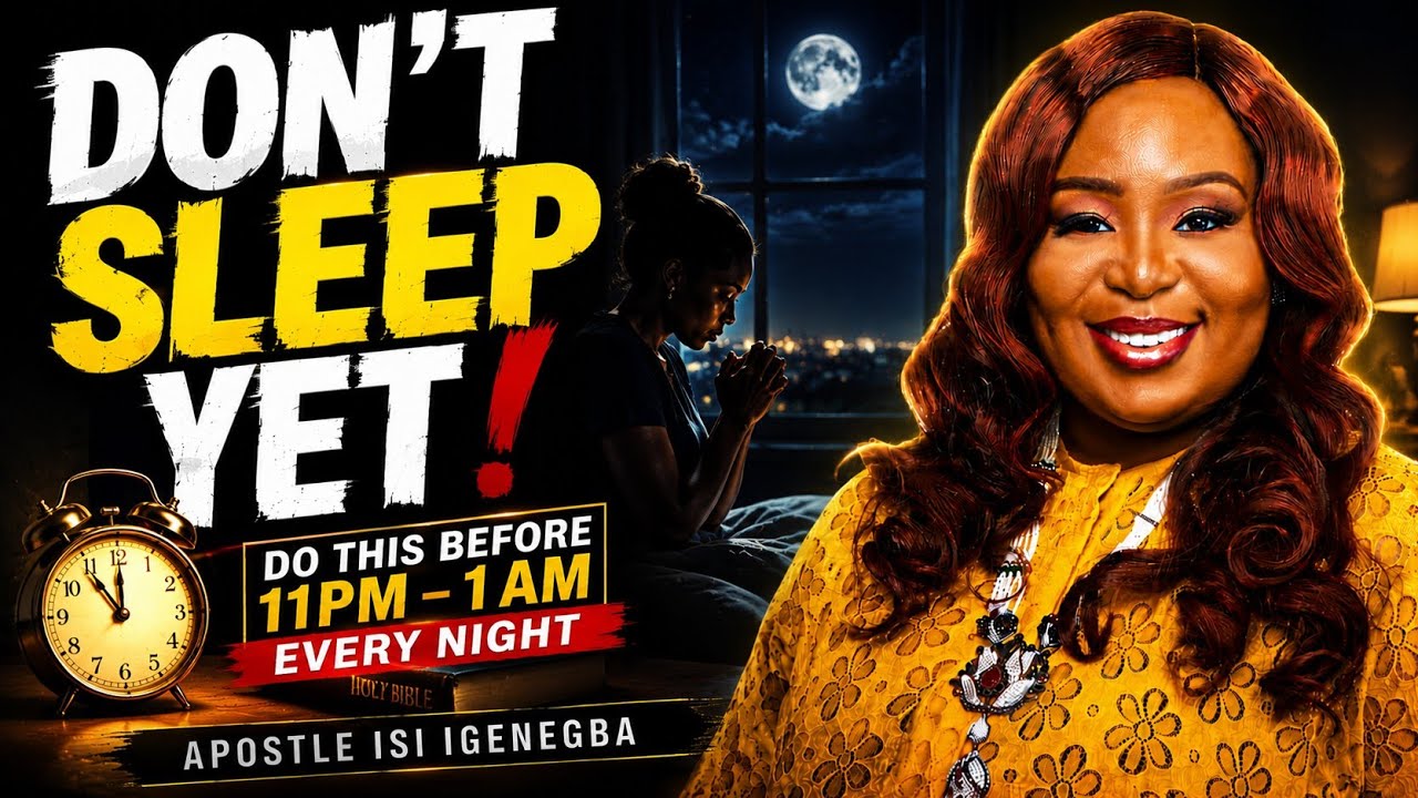 Why Every Christian Should Pray Between 11 PM and 1 AM | Apostle Isi Igenegba