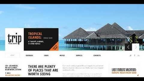 Preview Responsive Travel Agency TMT Joomla