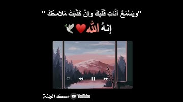 ارح سمعك 💛/ تلاوة / حالات واتس اب دينيه حزينه 💔  ستوريات اناشيد دينيه حزينه ـ مقاطع انستقرام قصيرة