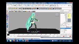 Miku walk cycle tutorial part 3