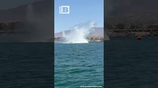 Whoah! Speedboats Flips, SOARS THROUGH THE AIR Trying to Break Speed Record