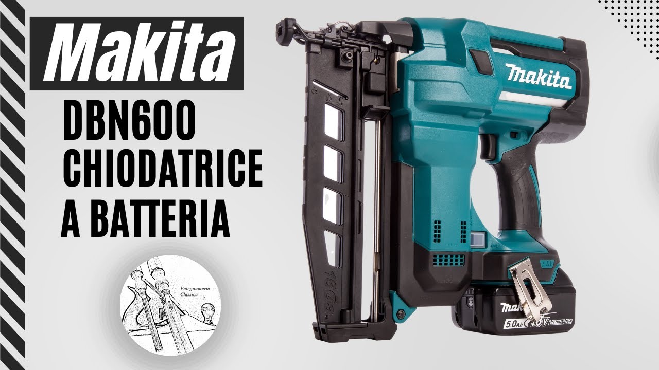 Pistola Sparachiodi A Batteria, Con 2 Batterie 2000 MAh E 6000 Chiodi, 3 Velocità, Per Fai-da-te