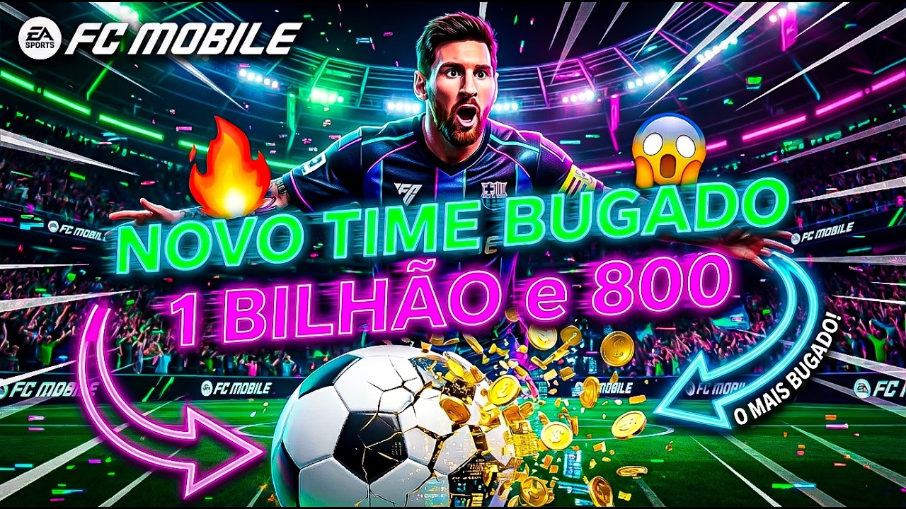 Time BUGADO de 1 BILHÃO e 800 no FC Mobile! 😱 Você NÃO Vai Acreditar no Que Ele Faz