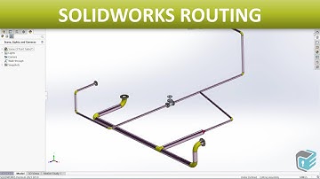 SOLIDWORKS Routing - T-connection and Penetrate Process in Pipes