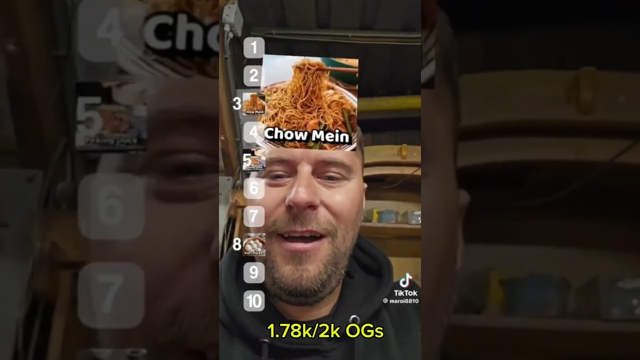Guy ranking Chinese foods 🤣 