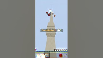 I did a 50+ Block EXTENSION on mcpe #shorts #gaming #minecraft #mlg #clutch #parkour #impossible