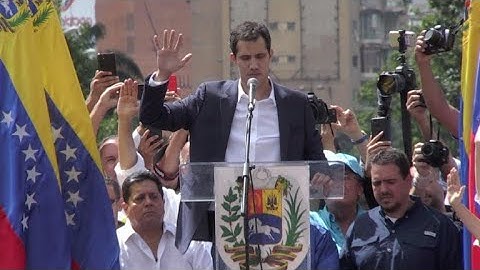 Guaidó se autoproclama “presidente encargado de Venezuela