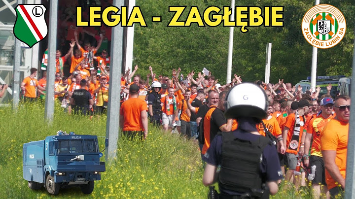 LEGIA - ZAGŁĘBIE LUBIN - Przyjazd kibiców Zagłębia do Warszawy, przejazdy alarmowe i akcja Policji