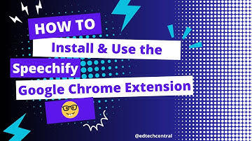 HOW TO Install & Use the Speechify Google Chrome Extension
