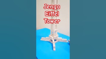 ​Jenga Eiffel Tower: How to Build with Wooden Blocks (Step-by-Step Tutorial) #eiffeltower #jenga