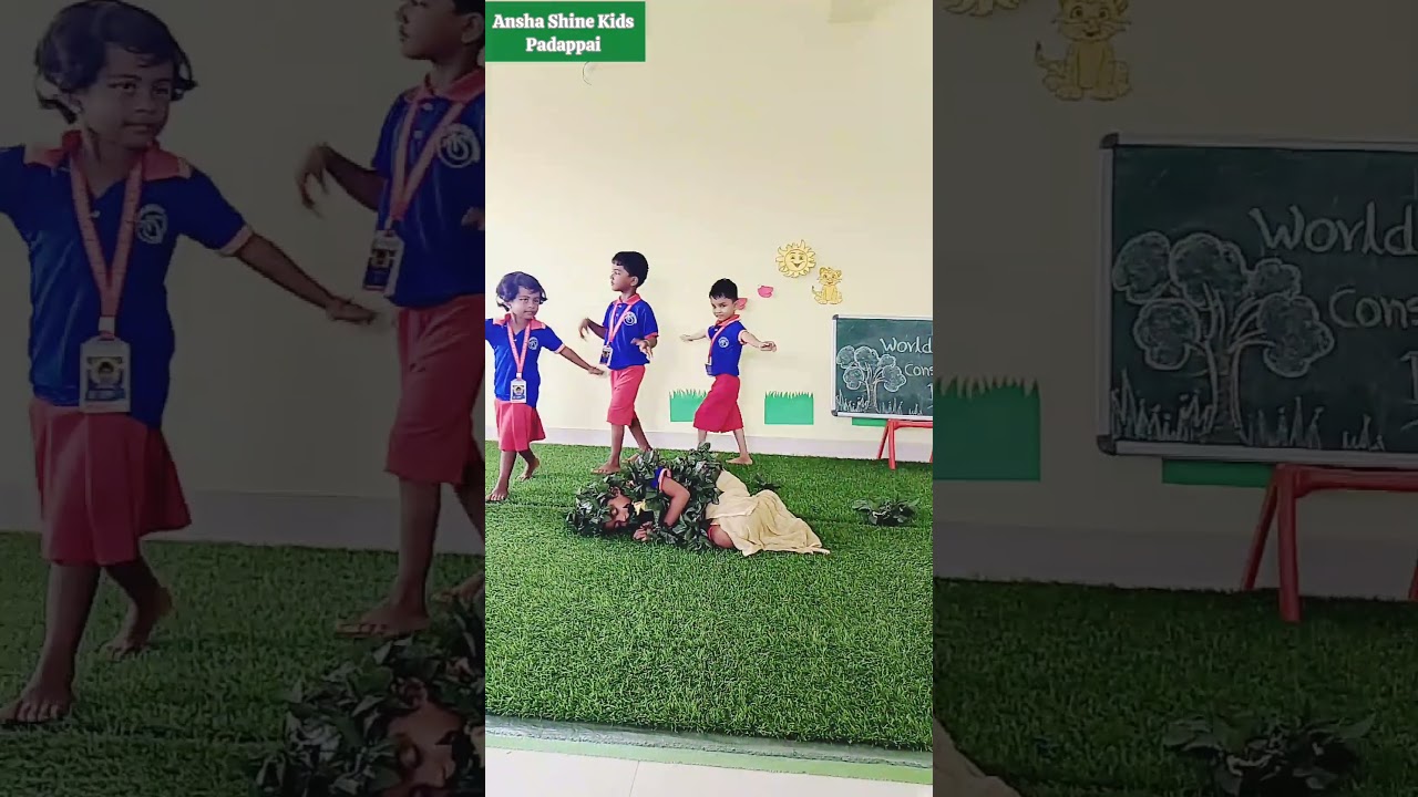 world nature conservation day celebration at Ansha Shine Kids padappai 