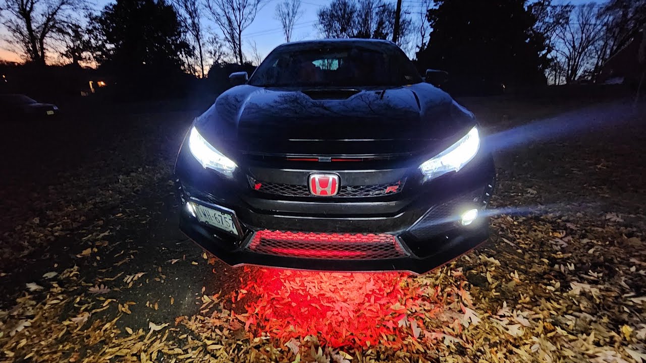 Using LED underglow as courtesy lights - YouTube