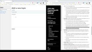CS50 project 1 wiki Django