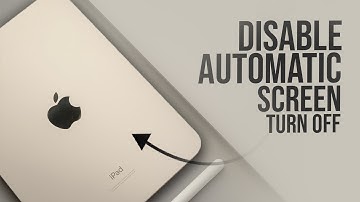 How to Turn Off Auto Screen Off in iPad (tutorial)