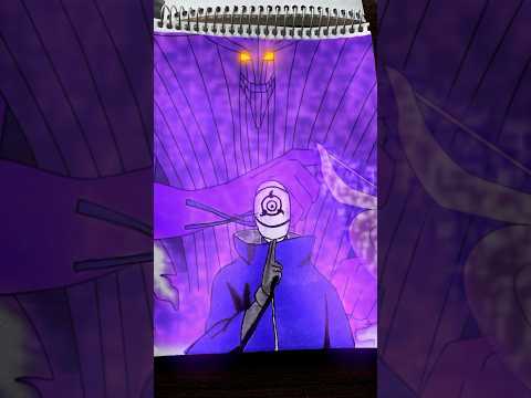Drawing Obito Uchiha With Susanoo Animedrawing Naruto Itachi Madara Anime Shorts